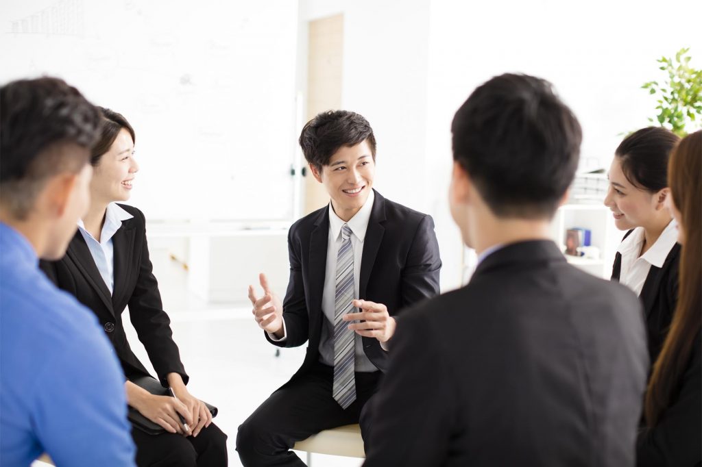 Business People Corporate Communication Meeting in office Business People Corporate Communication Meeting in office